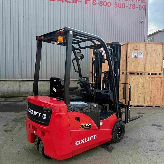 Электропогрузчик вилочный OXLIFT FE3D20N 4500 мм 2000 кг SS Li-ion 80 В / 150 Ач, ЗУ 80 В / 35 А 4