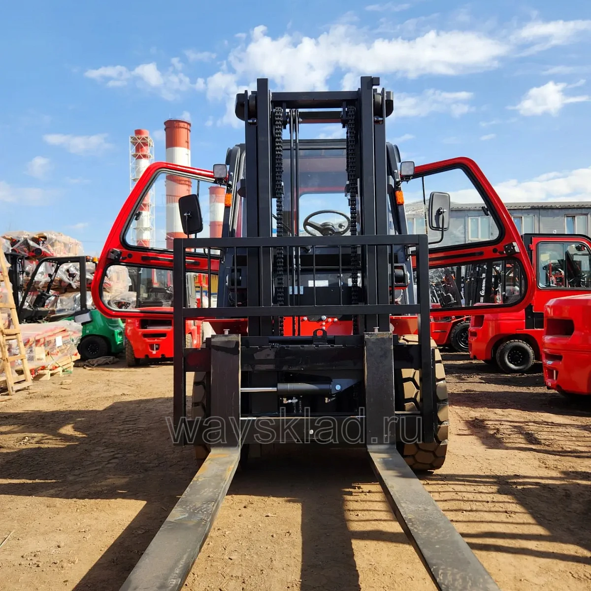 Автопогрузчик вилочный дизельный GLAVMAN CPCD50-AXG53 3000 мм 5000 кг SS Cabin 5