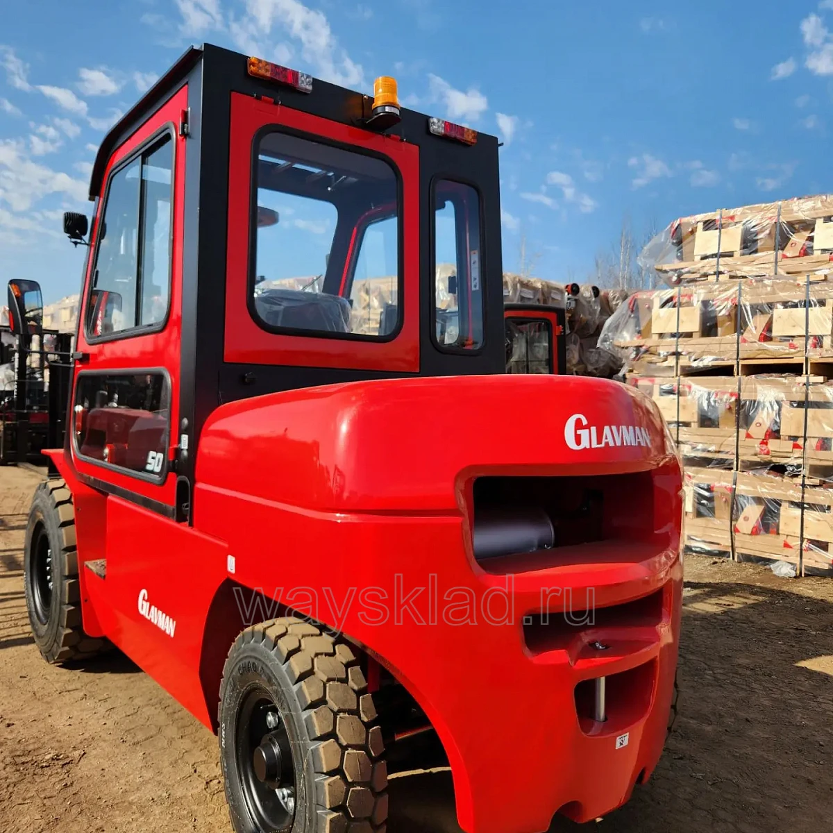 Автопогрузчик вилочный дизельный GLAVMAN CPCD50-AXG53 3000 мм 5000 кг SS Cabin 2