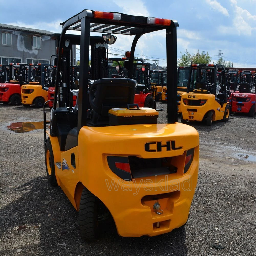 Дизельный вилочный погрузчик CHL CPCD25-XC5K2C 4500 мм 2500 кг с полным свободным подъемом и сайдшифтом 3