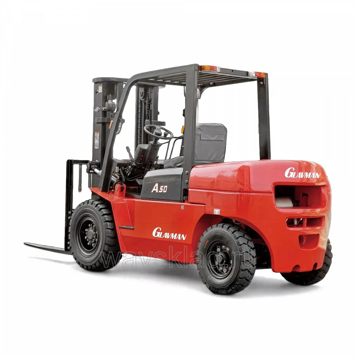 Автопогрузчик вилочный дизельный GLAVMAN CPCD50-AXG53 3000 мм 5000 кг SS PN F1550 2