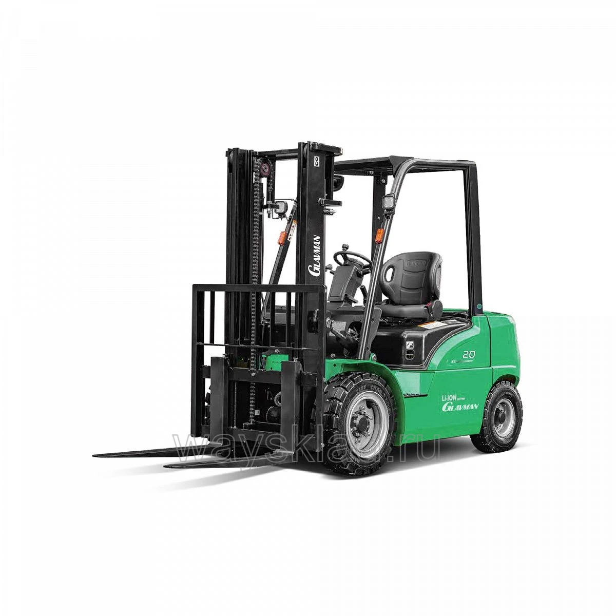 Вилочный электрический погрузчик GLAVMAN CPD20-XEY2HA-SI 4500 мм 2000 кг Li-ion SS FFL PN 2
