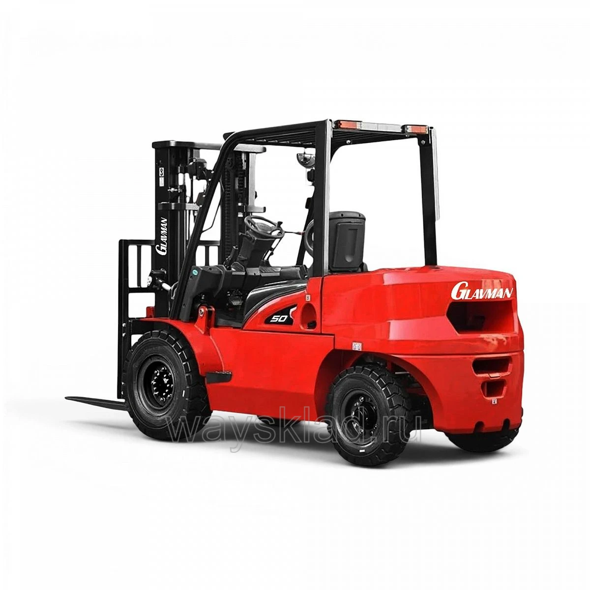 Автопогрузчик вилочный дизельный GLAVMAN CPCD50-XAG42 5000 кг 3000 мм SS 1