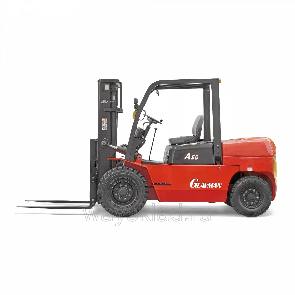Автопогрузчик вилочный дизельный GLAVMAN CPCD50-AXG53 3000 мм 5000 кг SS PN F1550 3