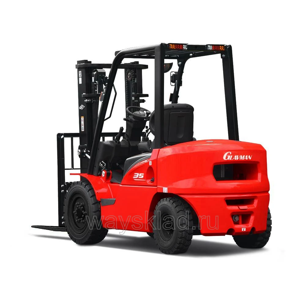 Автопогрузчик вилочный дизельный GLAVMAN CPCD35-XRW55F 4500 мм 3500 кг SS FFL EG PN F1220 1