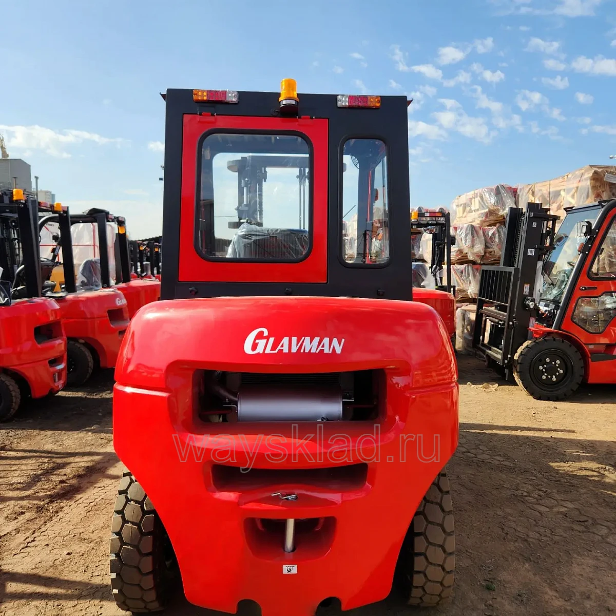 Автопогрузчик вилочный дизельный GLAVMAN CPCD50-AXG53 3000 мм 5000 кг SS Cabin 8