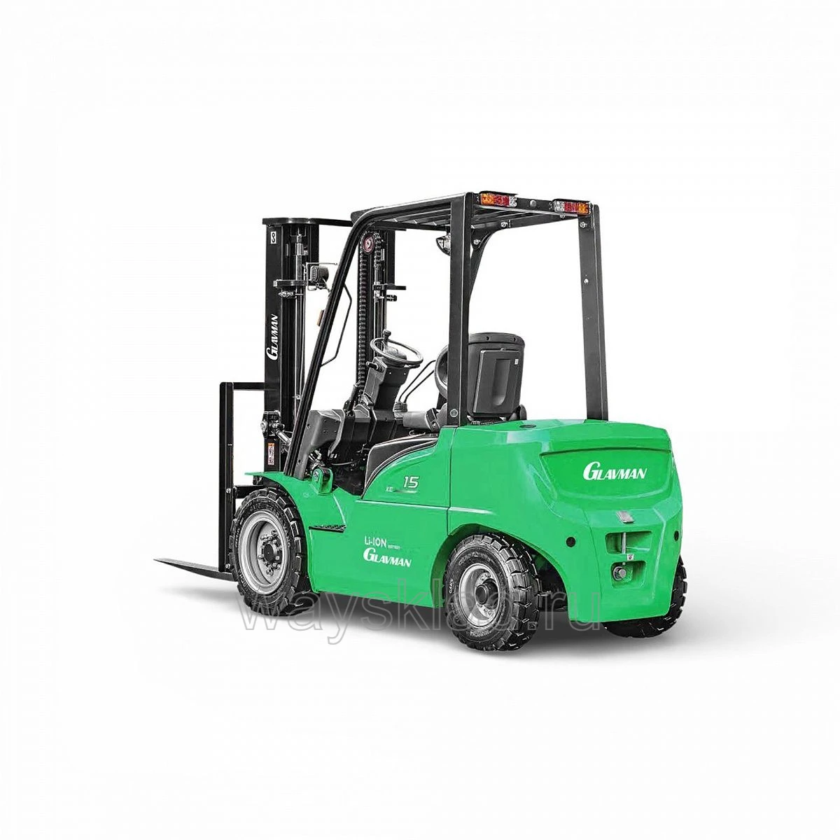 Вилочный электрический погрузчик GLAVMAN CPD15-XEY2HA-SI 3000 мм 1500 кг Li-ion SS PN 2