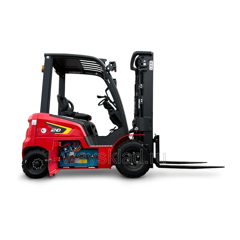 Электропогрузчик вилочный OXLIFT FE4P20NP 4500 мм 2000 кг SS FFL Li-ion 80 В / 150 Ач 4