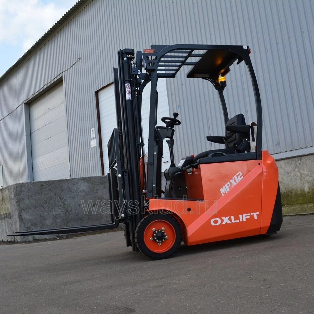 Электропогрузчик вилочный трехопорный OXLIFT MPX12 3000 мм 1200 кг 2