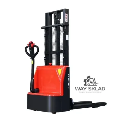 Самоходный Штабелер OXLIFT PSE15L 2600 мм 1500 кг GEL 24V/75Ah