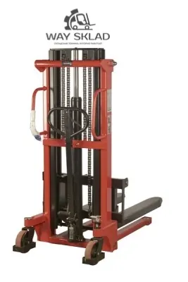 Штабелер гидравлический 1,0 Т 2,0 М TOR CTY-EH с раздвижными вилами 1000 кг,  2000 мм