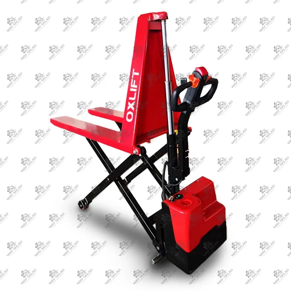 Тележка электрическая с ножничным подъёмом OXLIFT TX10H 1000 кг / 800 мм 1