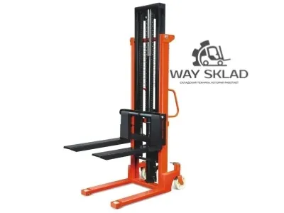 Штабелер гидравлический 1,0 Т 3,0 М TOR CTY-EH с раздвижными вилами  1000 кг,  3000 мм