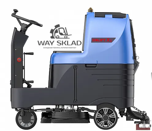 Поломоечная Машина Высокопроизводительная с Управлением Сидя OXLIFT X3 70/80 л 3000 м2