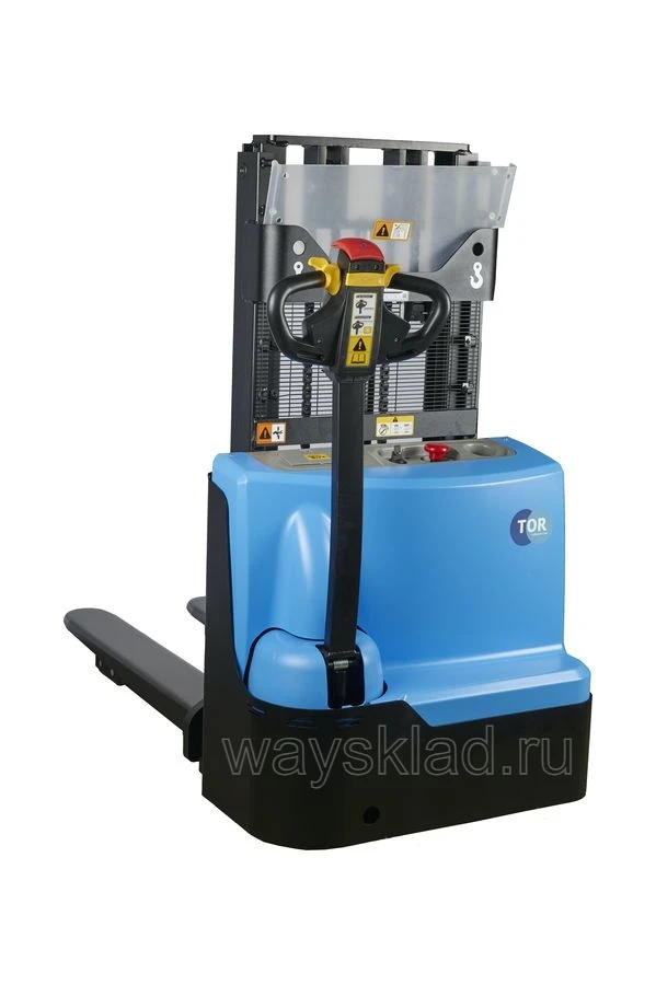 Штабелер самоходный 1,5 т 2,0 м TOR WS15H-2000SC PRO 24/85 В/Ач контроль скорости подъема 1