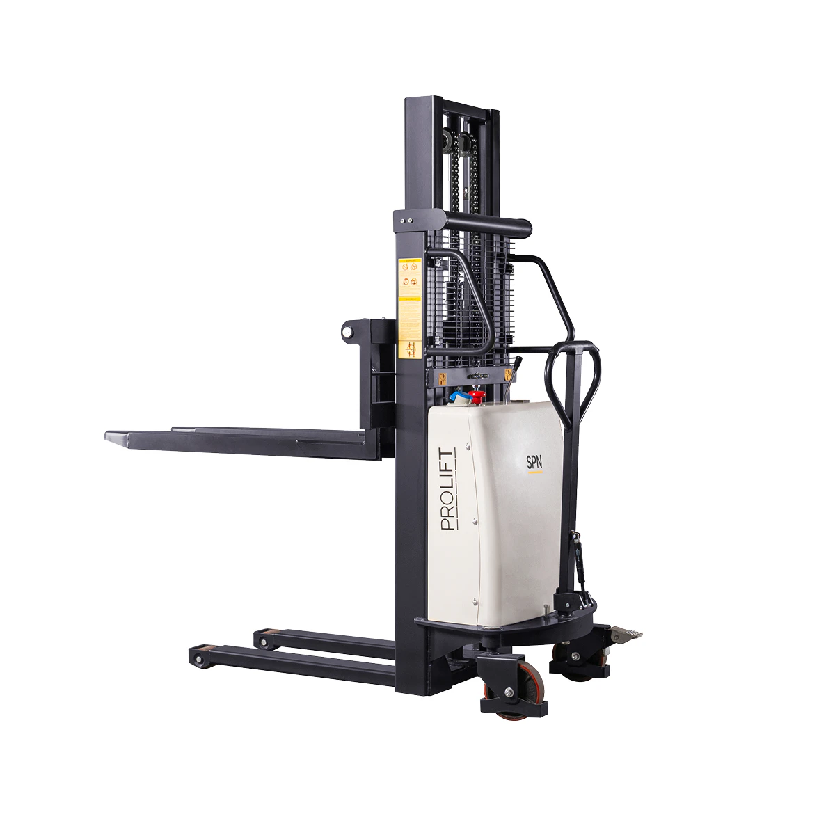 Электрический штабелер PROLIFT M2 SPN 1020 с раздвижными вилами — вид товара