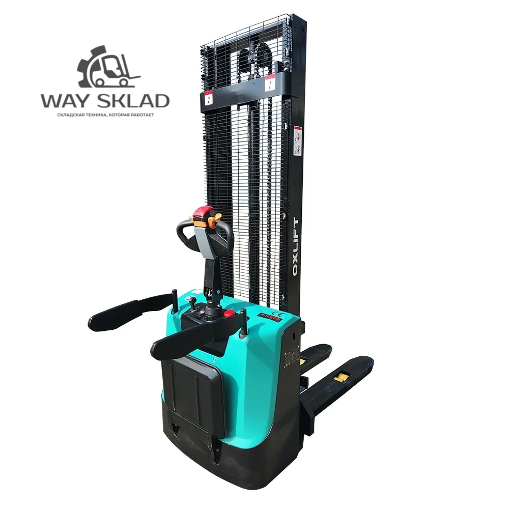Самоходный Штабелер OXLIFT BX20EL 3600 мм 2000 кг Li-ion с платформой для оператора