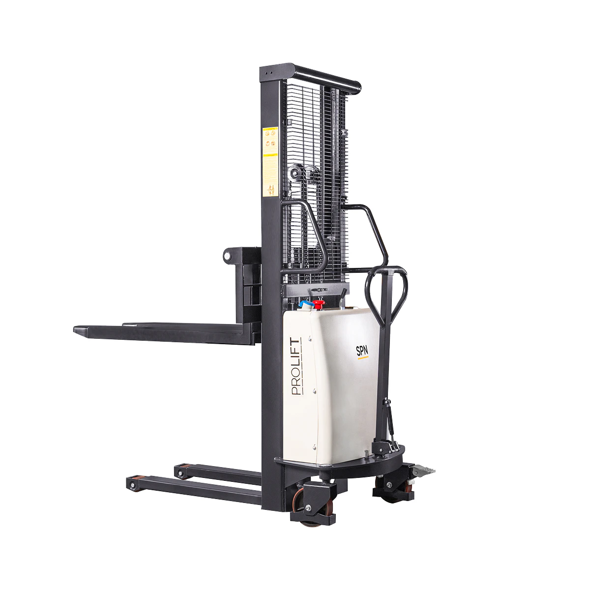 Электрический штабелер PROLIFT M2 SPN 1516 с раздвижными вилами — вид товара