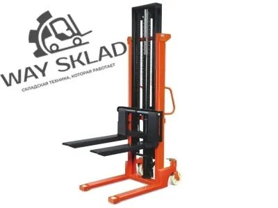 Штабелер гидравлический 1,5 т 3,0 м TOR CTY-EH с раздвижными вилами  1500 кг,  3000 мм