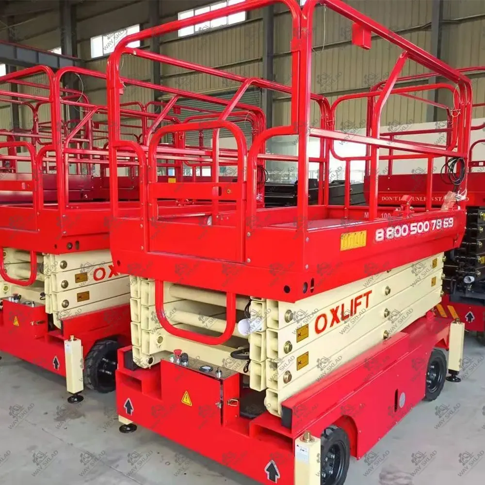 Ножничный Подъемник Передвижной OXLIFT QX-050-070 7000 мм 500 кг с выдвижной платформой 4