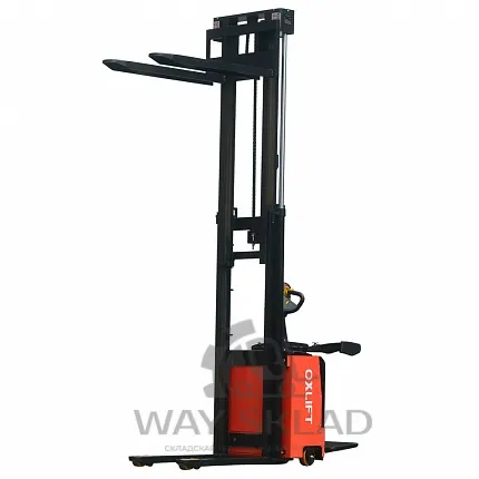 Самоходный Штабелер OXLIFT BX20L-4X 3600 мм 2000 кг с платформой для оператора с двумя гидроузлами литий-ионный 2