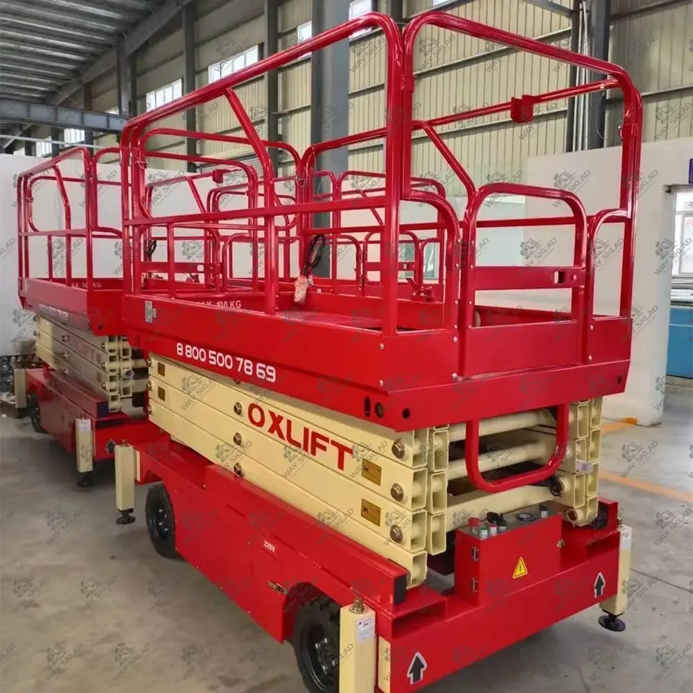 Ножничный Подъемник Передвижной OXLIFT QX-050-070 7000 мм 500 кг с выдвижной платформой 5