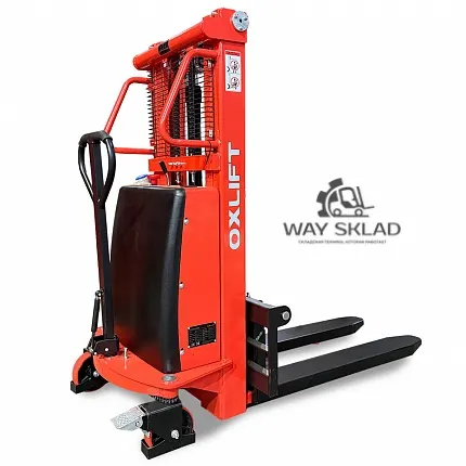 Штабелер с Электроподъемом SES15 OXLIFT 2000 мм 1500 кг