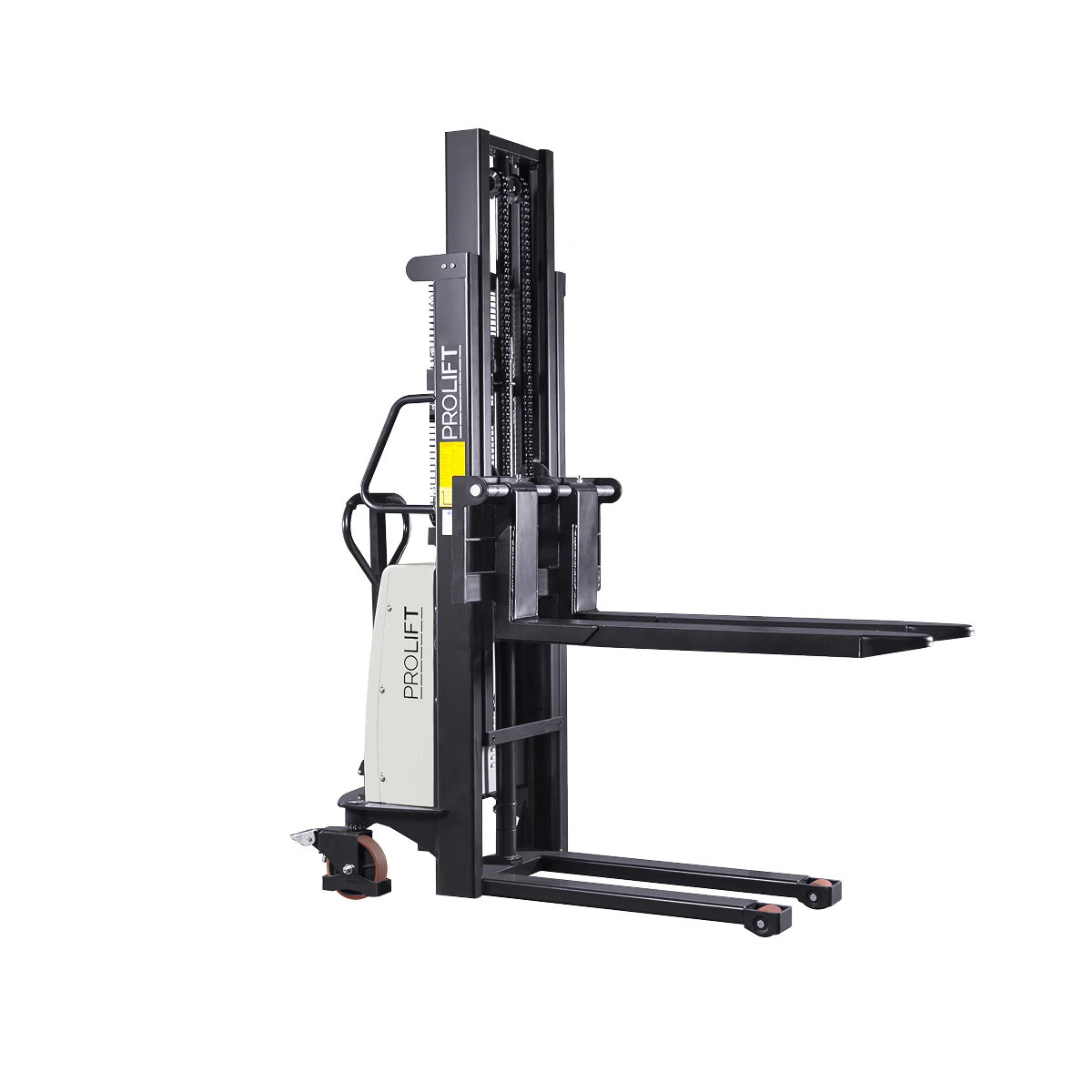 Электрический штабелер PROLIFT M2 SPN 1025 с раздвижными вилами — вид товара
