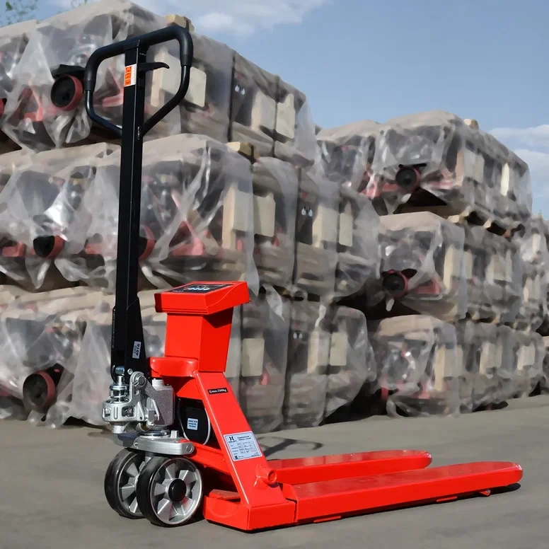 Гидравлическая тележка с весами OXLIFT OX25V — дополнительное фото 4
