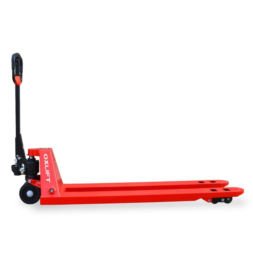 Длинновильная гидравлическая тележка OXLIFT OX50-L1500 — дополнительное фото 2
