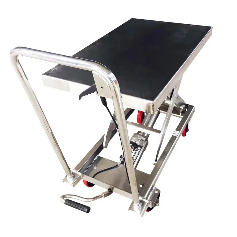 Нержавеющий передвижной подъёмный стол OXLIFT OXF50-STEEL