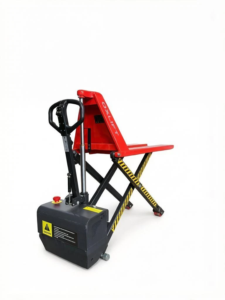 Ножничная тележка с электроподъёмом OXLIFT OXHE15