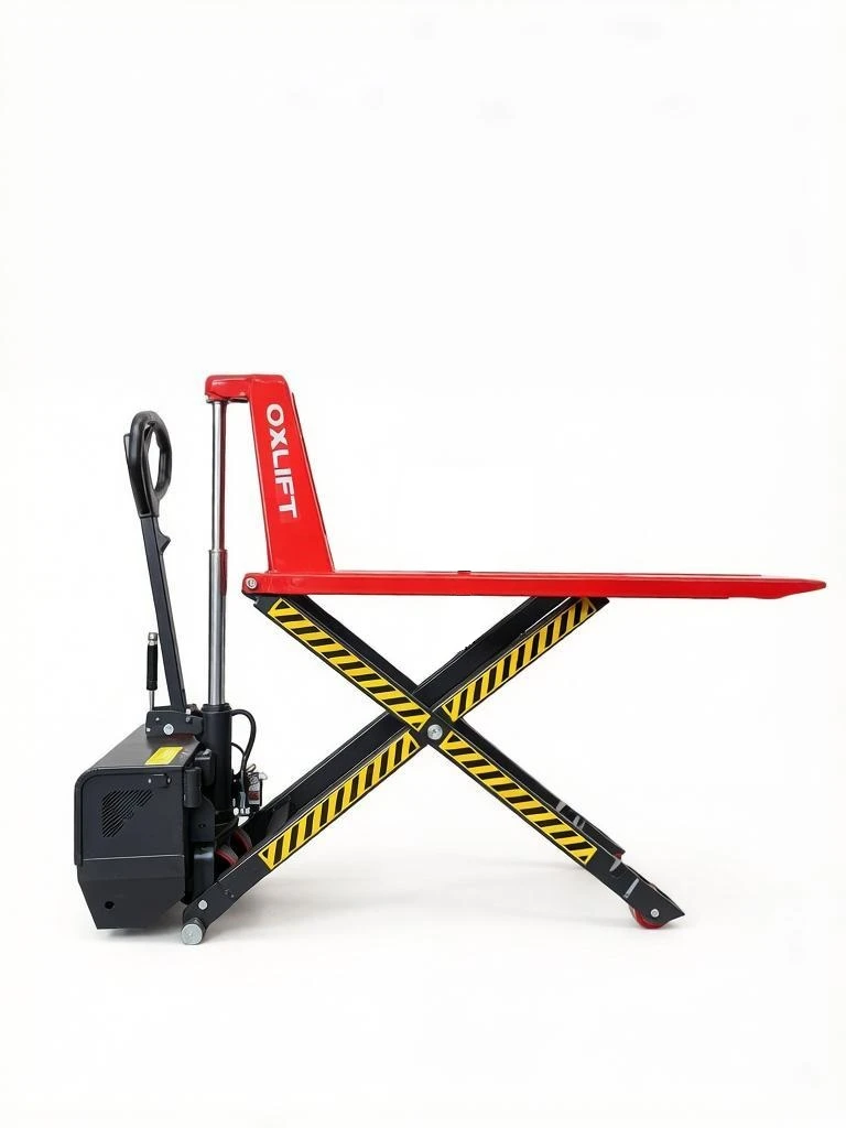 Ножничная тележка с электроподъёмом OXLIFT OXHE15 — дополнительное фото 2